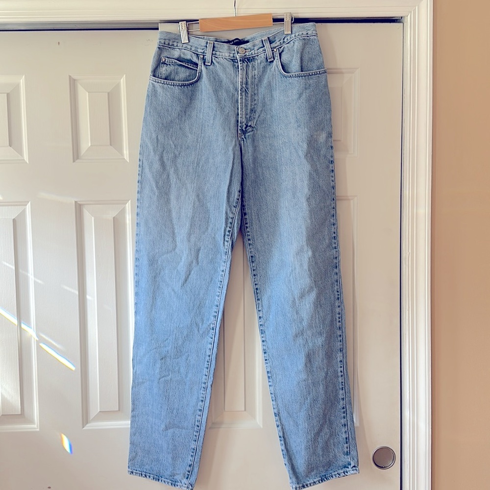 Versace Jeans Couture Light Blue Jeans Sz 32/46 Mid Rise